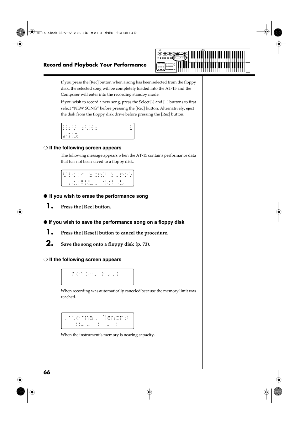 Roland AT15 User Manual | Page 66 / 120