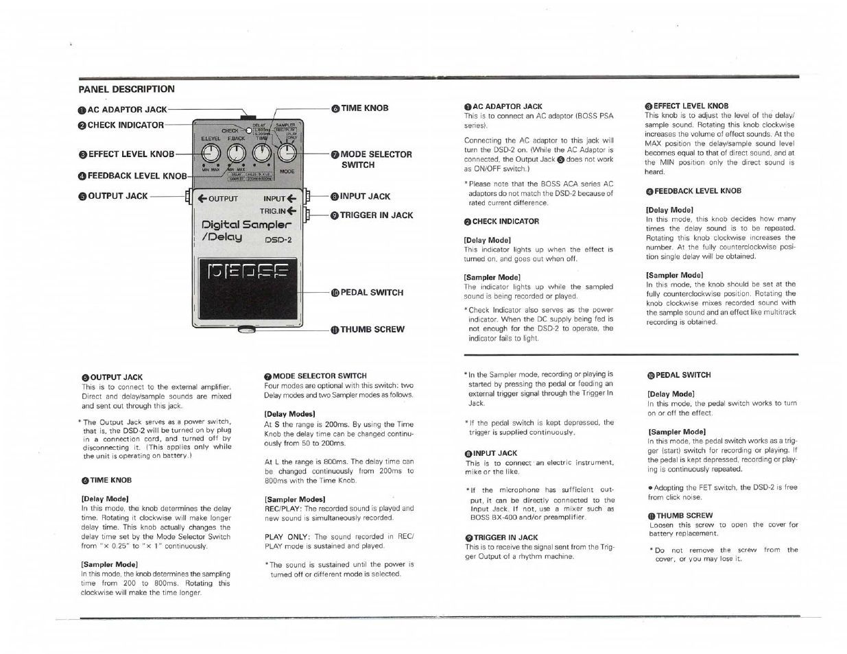 Roland DSD-2 User Manual | Page 3 / 4