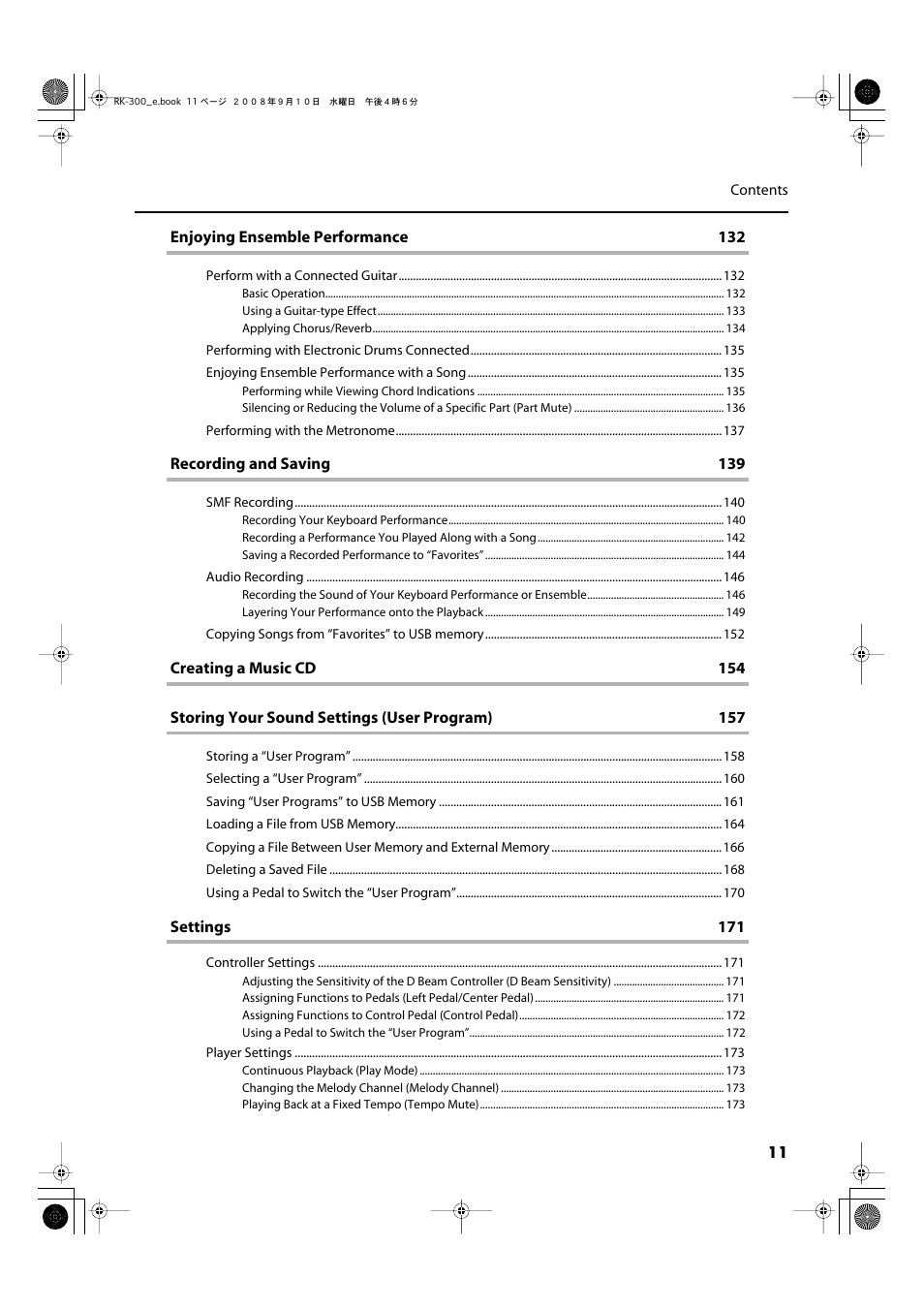 Roland RK-300 User Manual | Page 11 / 228