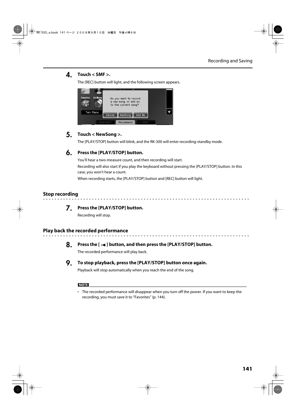 Roland RK-300 User Manual | Page 141 / 228