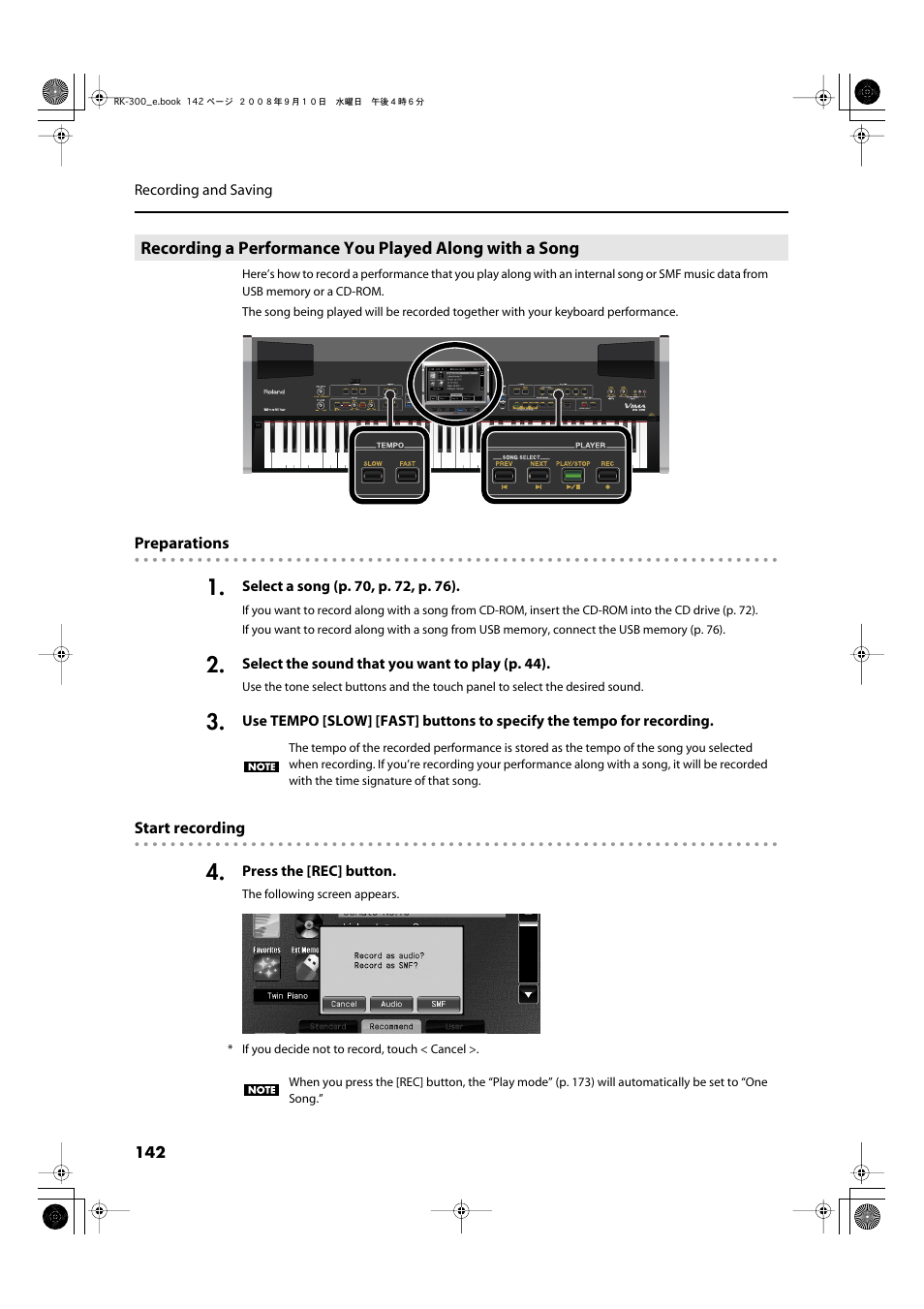 Roland RK-300 User Manual | Page 142 / 228