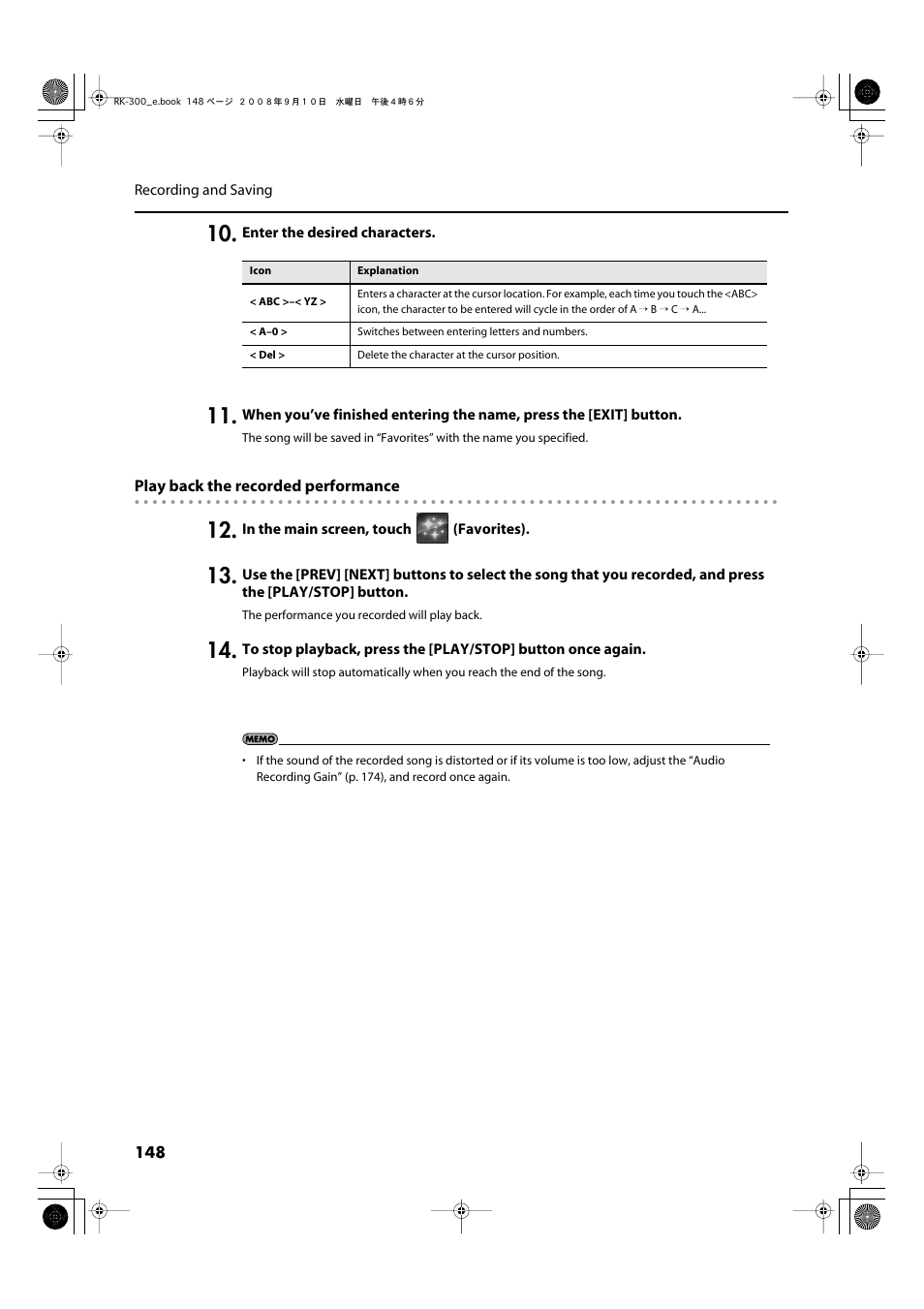 Roland RK-300 User Manual | Page 148 / 228