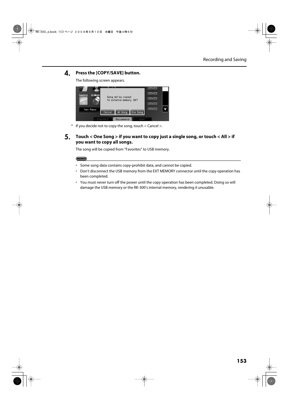 Roland RK-300 User Manual | Page 153 / 228