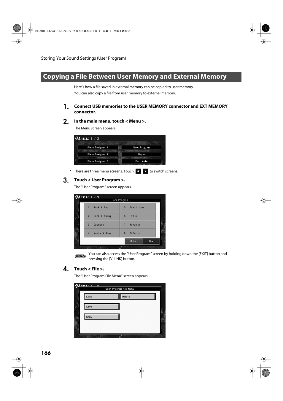 Roland RK-300 User Manual | Page 166 / 228