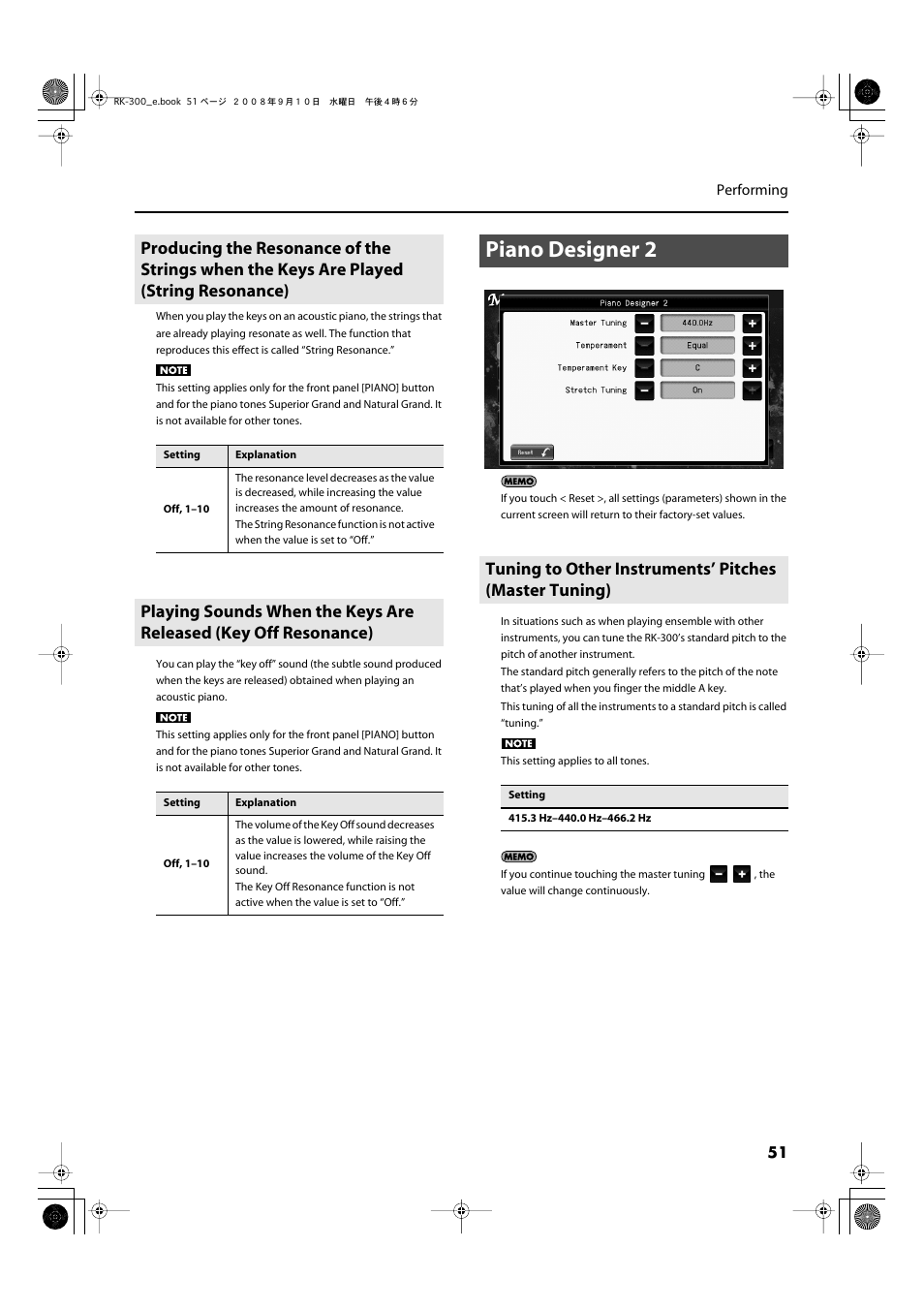 Piano designer 2, P. 51 | Roland RK-300 User Manual | Page 51 / 228