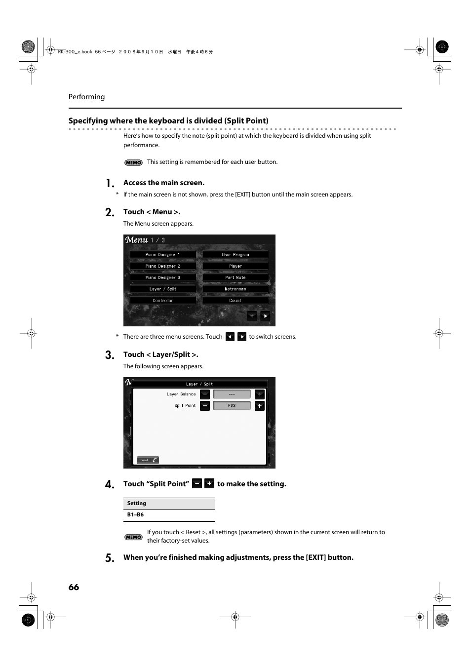 Roland RK-300 User Manual | Page 66 / 228