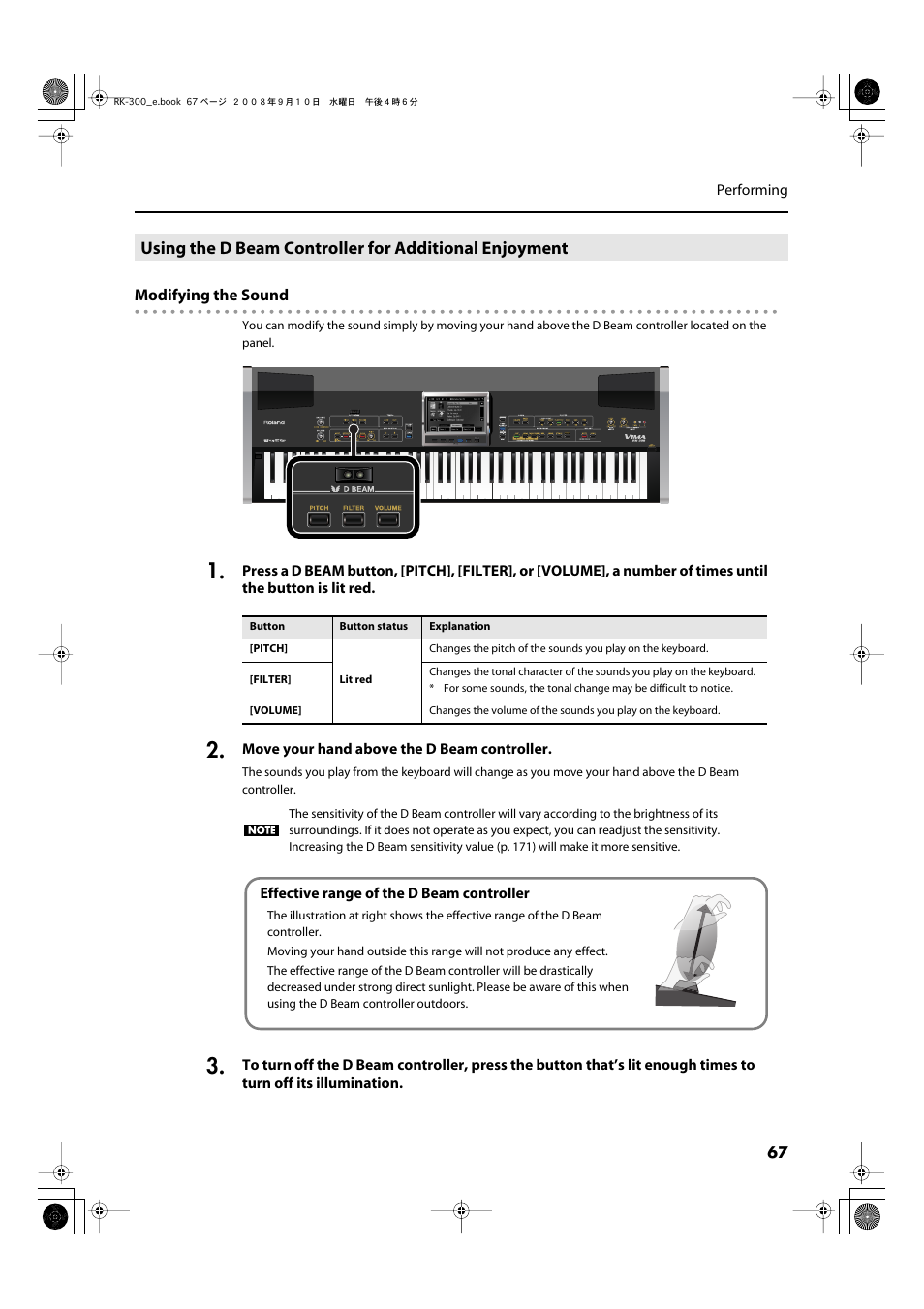 Roland RK-300 User Manual | Page 67 / 228