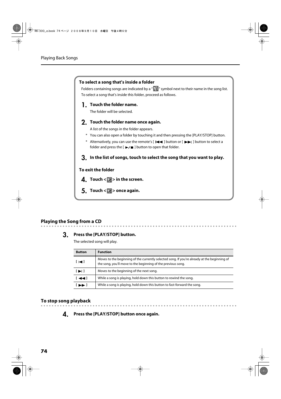 Roland RK-300 User Manual | Page 74 / 228