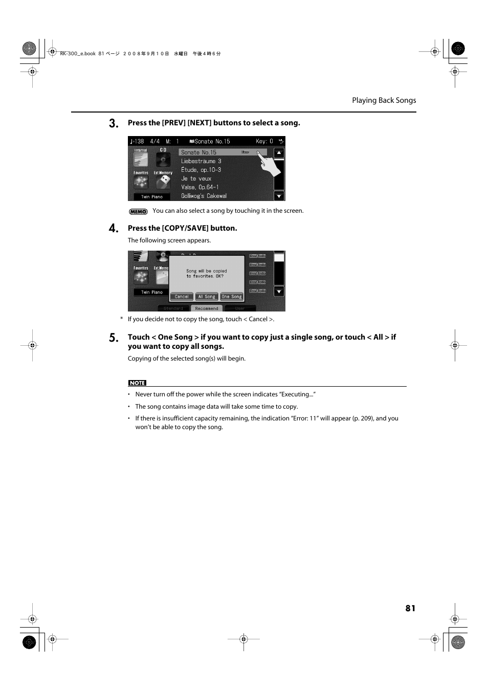 Roland RK-300 User Manual | Page 81 / 228