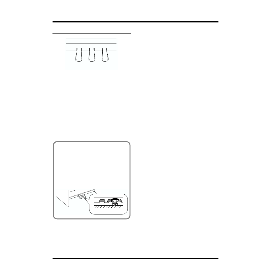 About the pedals | Roland DP-1000 User Manual | Page 10 / 29