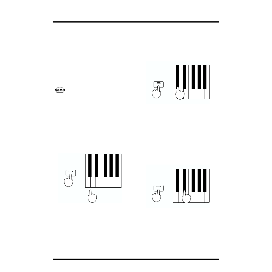 Adjusting the reference pitch — master tuning, Lowering/ raising the reference pitch, Setting the reference pitch to 440 hz | Setting the reference pitch to 442 hz | Roland DP-1000 User Manual | Page 19 / 29