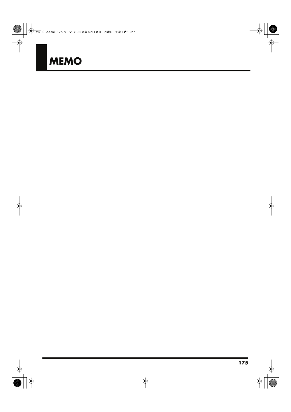 Roland V-Bass VB-99 User Manual | Page 175 / 184