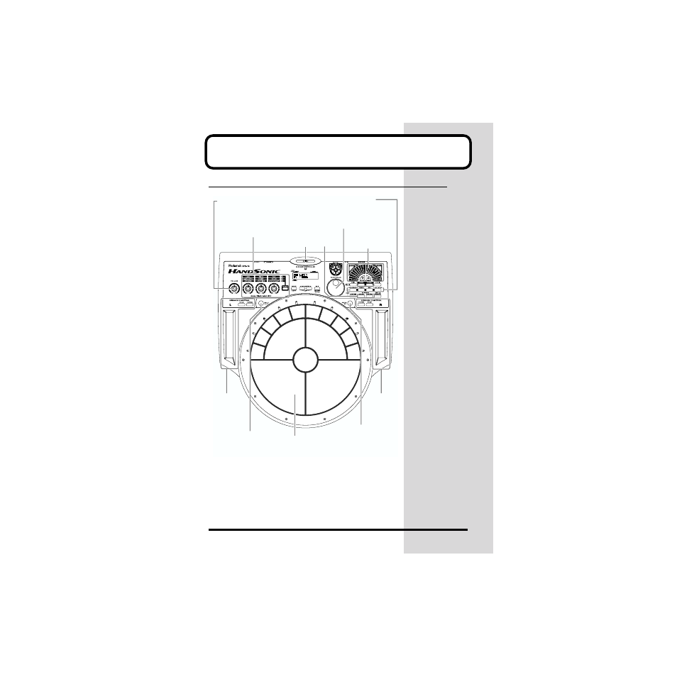 Panel descriptions, Front panel | Roland HPD-15 User Manual | Page 10 / 116