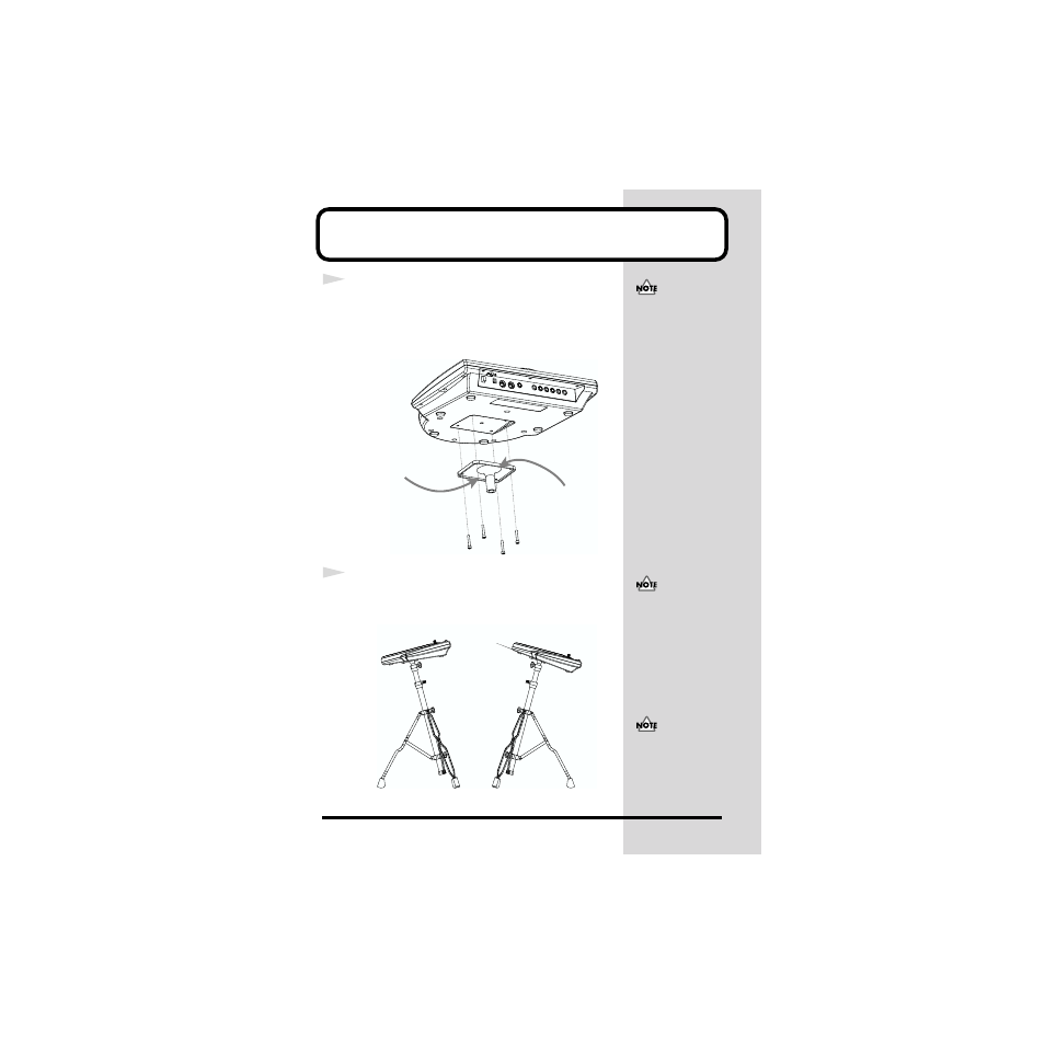 Attaching the hpd-15 to the stand | Roland HPD-15 User Manual | Page 12 / 116