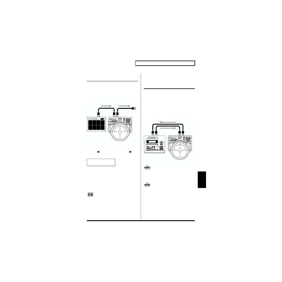 Using with the roland spd- 20 (soft thru) | Roland HPD-15 User Manual | Page 79 / 116