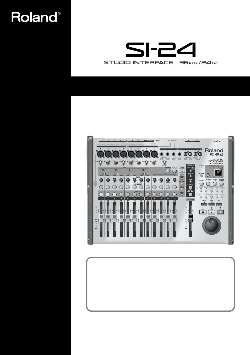 Roland SI-24 User Manual | 52 pages