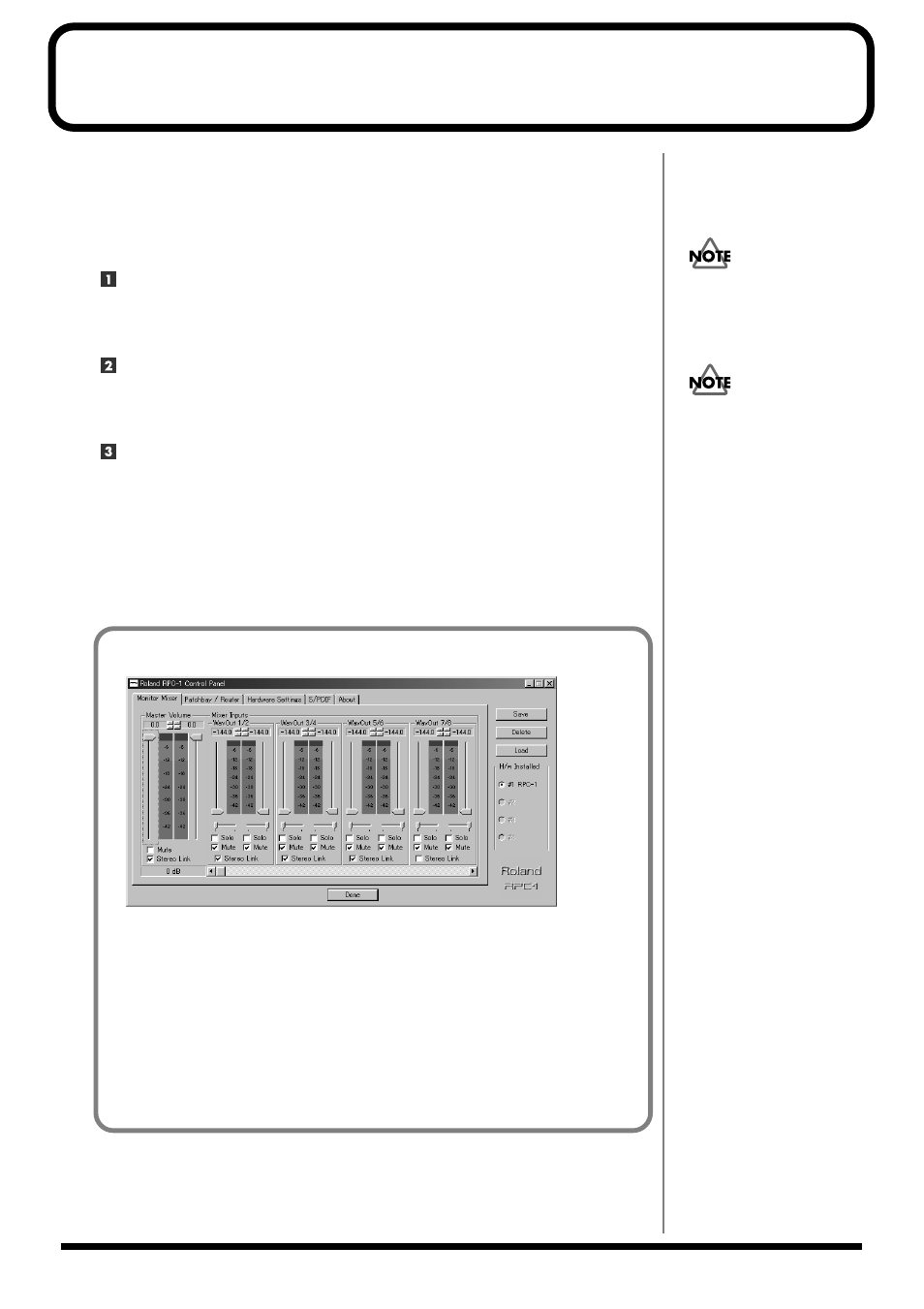 Monitoring the si-24’s inputs | Roland SI-24 User Manual | Page 20 / 52