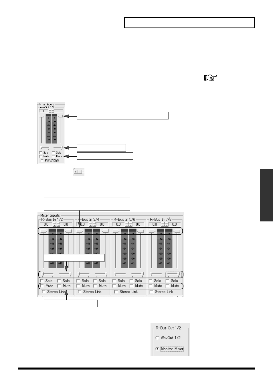 Using the rpc-1’s mixer to return the input sound, 21 monitoring the si-24’s inputs | Roland SI-24 User Manual | Page 21 / 52
