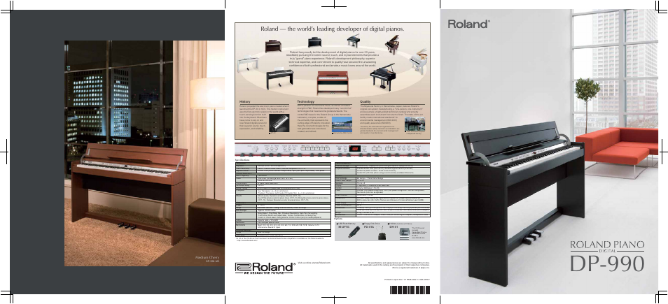 Roland DP-990R User Manual | 2 pages