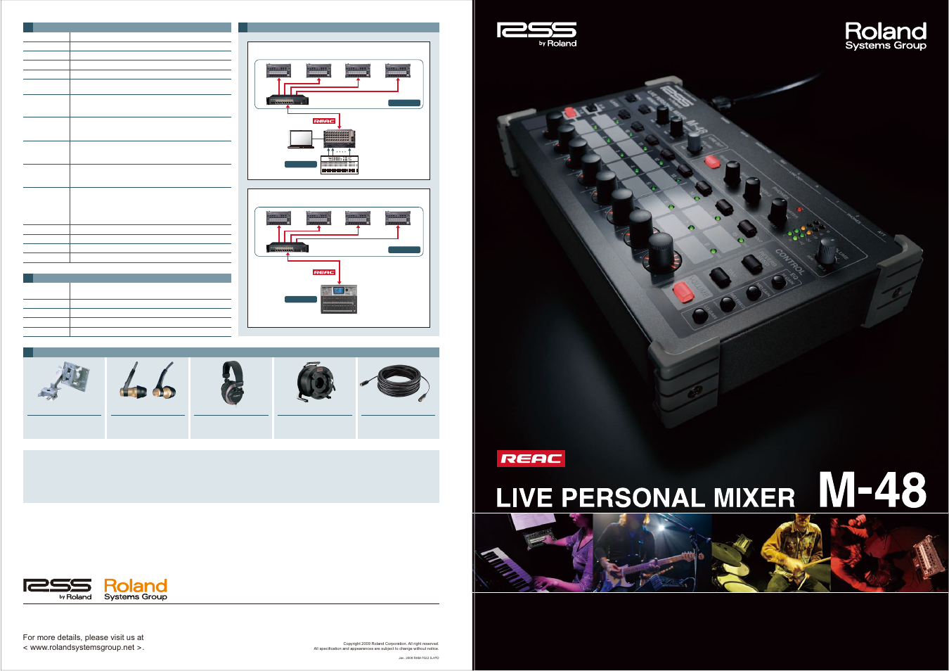 Roland M-48 User Manual | 2 pages