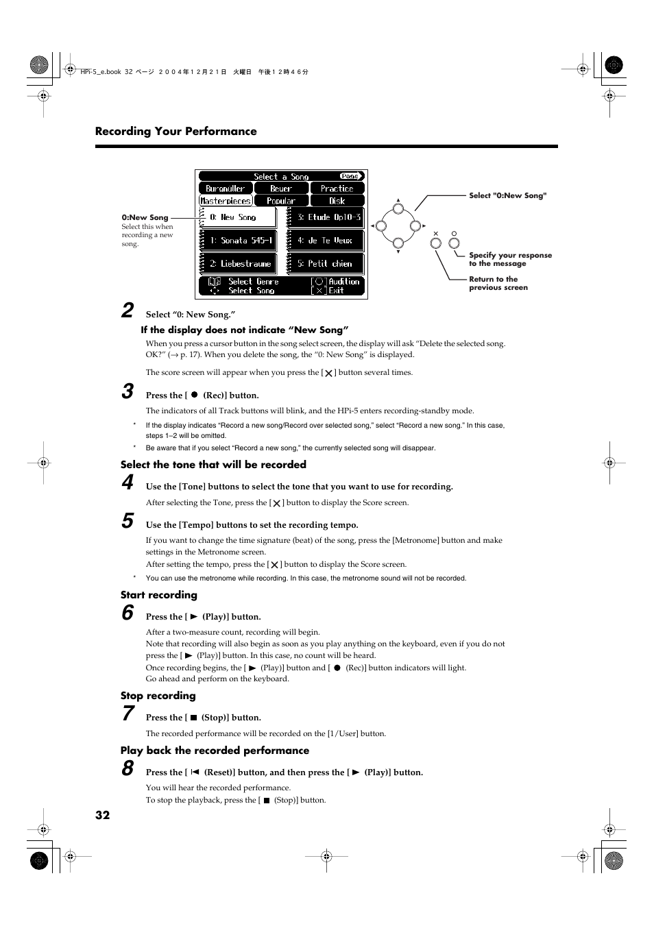 Roland HPi-5 User Manual | Page 32 / 68