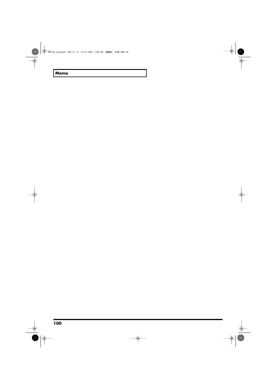 Roland RS-50 User Manual | Page 100 / 132