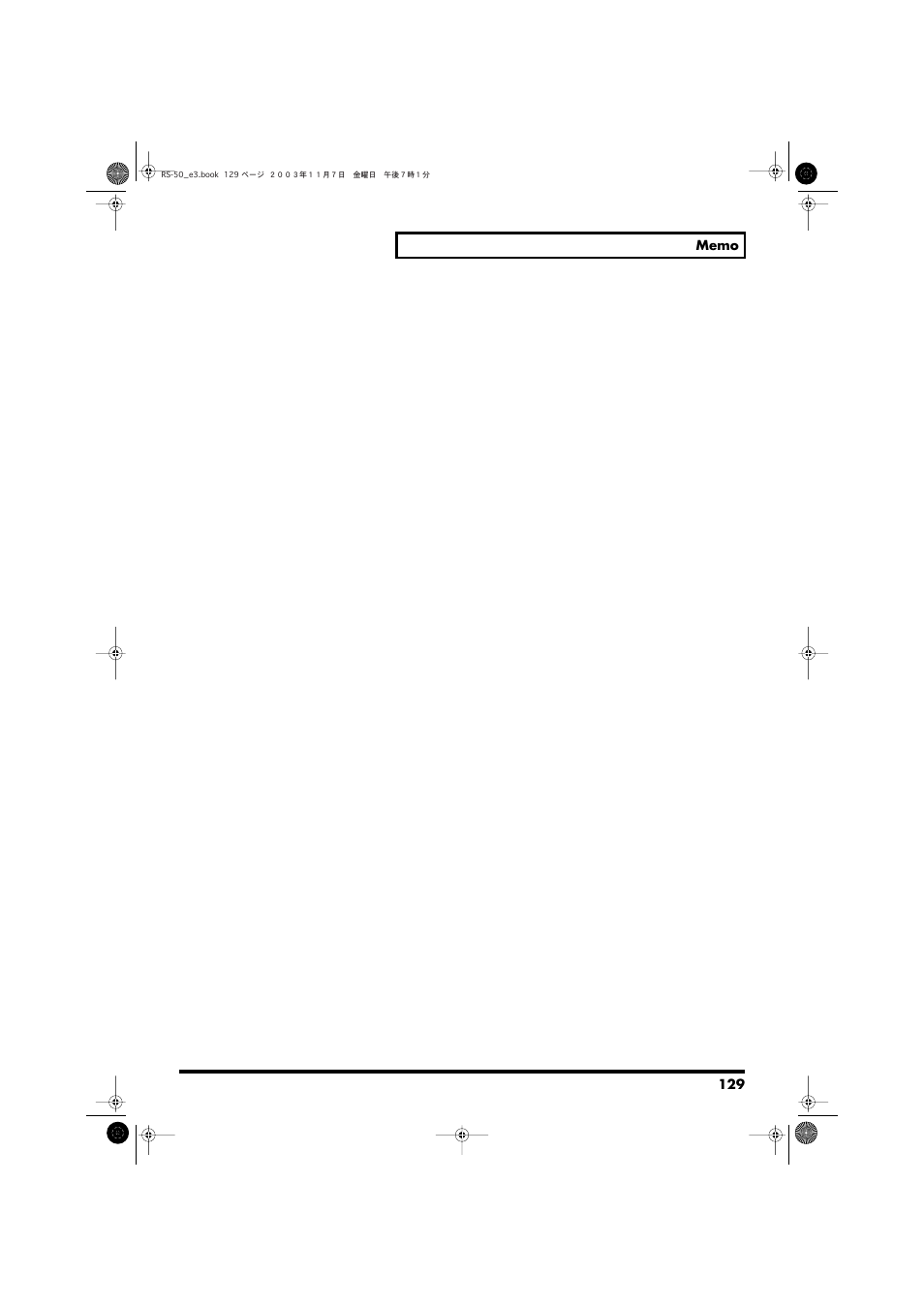 Roland RS-50 User Manual | Page 129 / 132