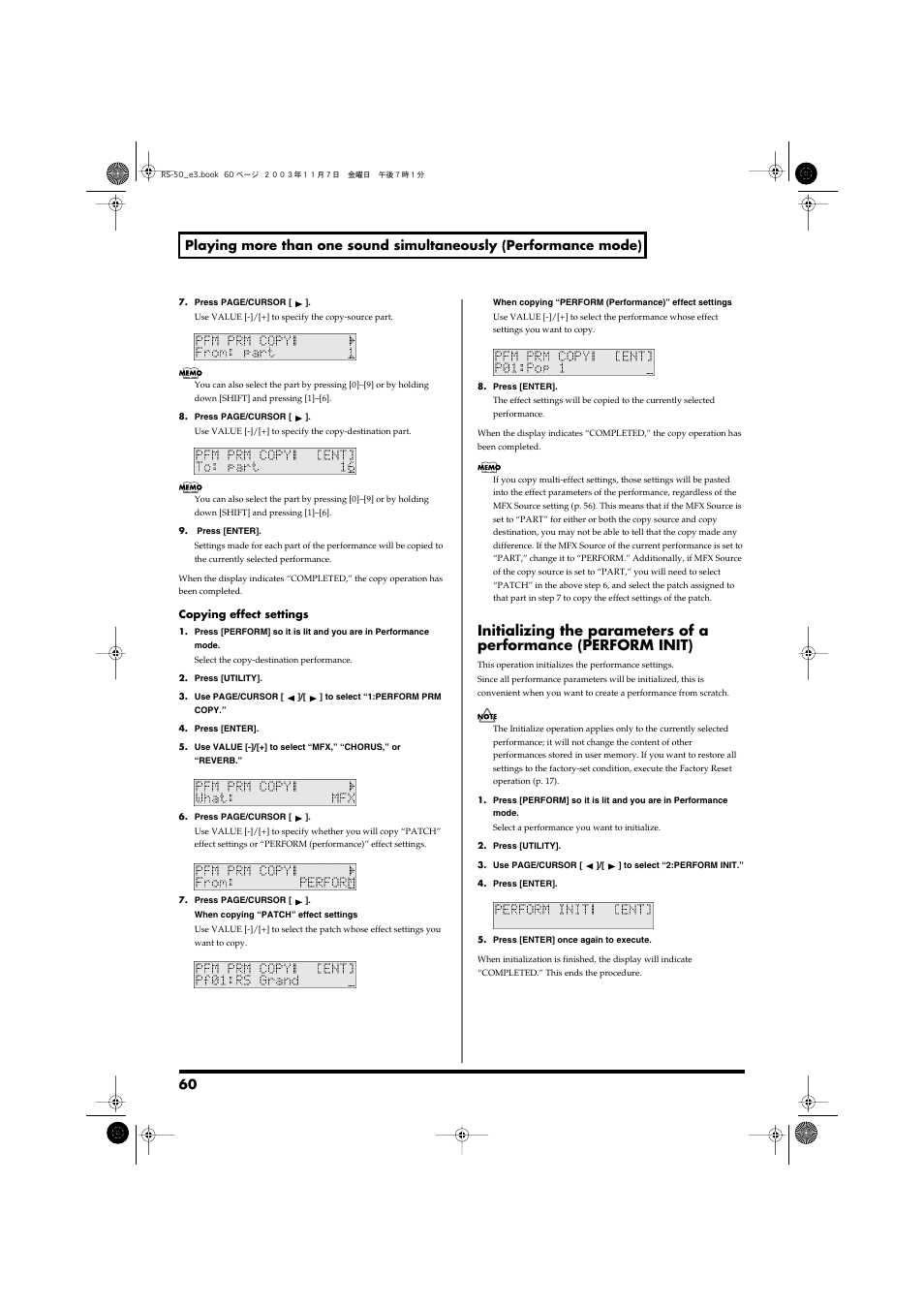 Roland RS-50 User Manual | Page 60 / 132