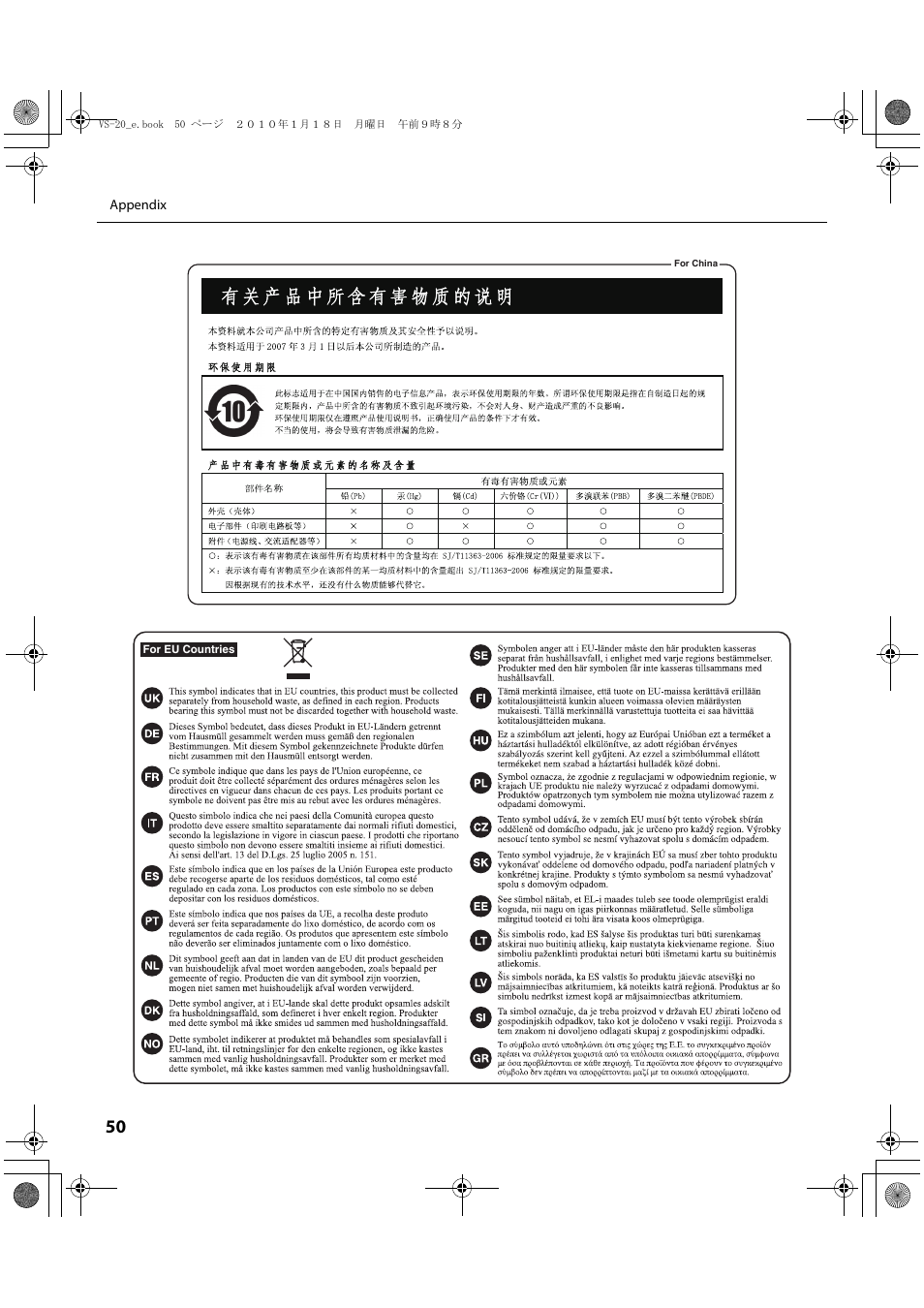 Roland V-Studio VS-20 User Manual | Page 50 / 52