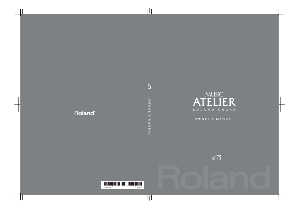 Roland ATELIER 5100001499 User Manual | 144 pages