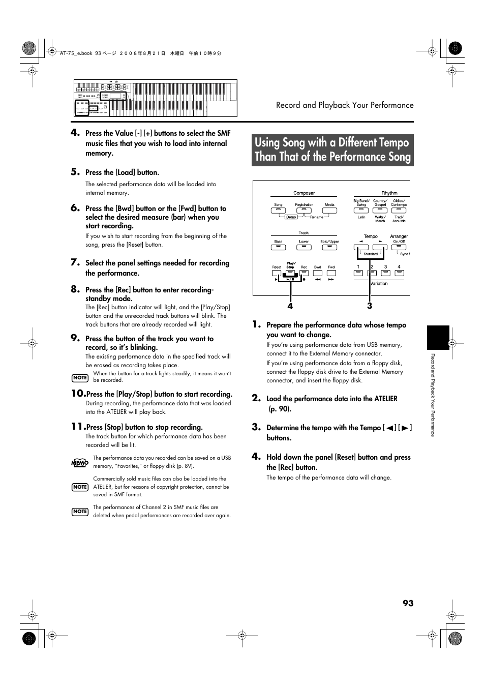 Roland ATELIER 5100001499 User Manual | Page 95 / 144