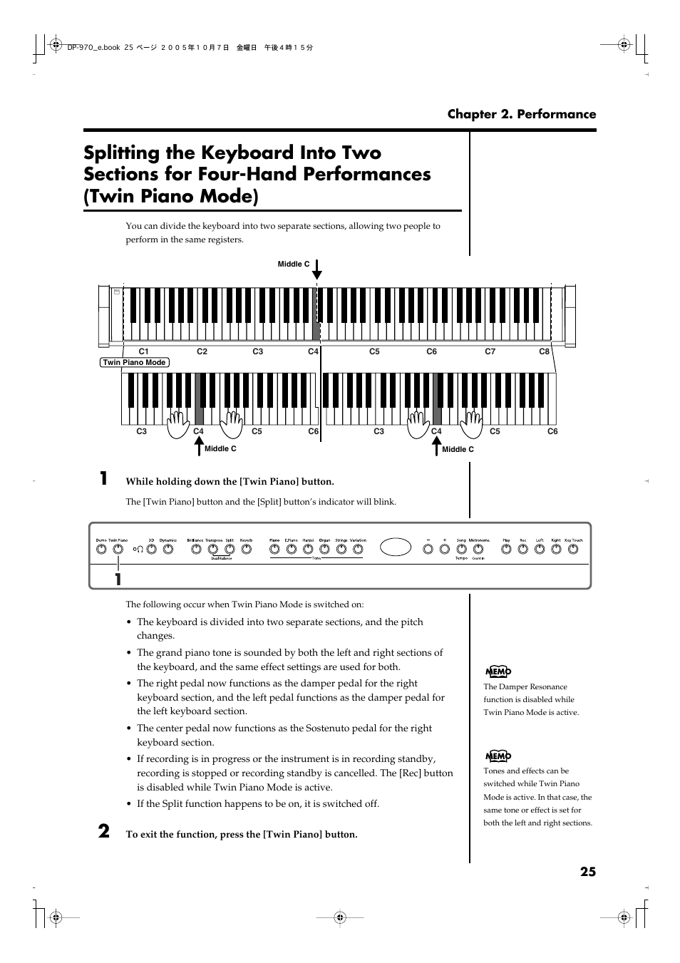 Roland DP-970 User Manual | Page 25 / 60