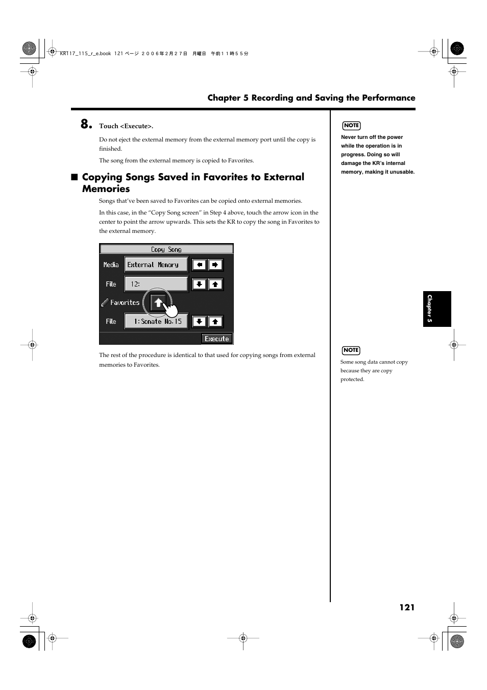 Roland KR-115 User Manual | Page 121 / 228