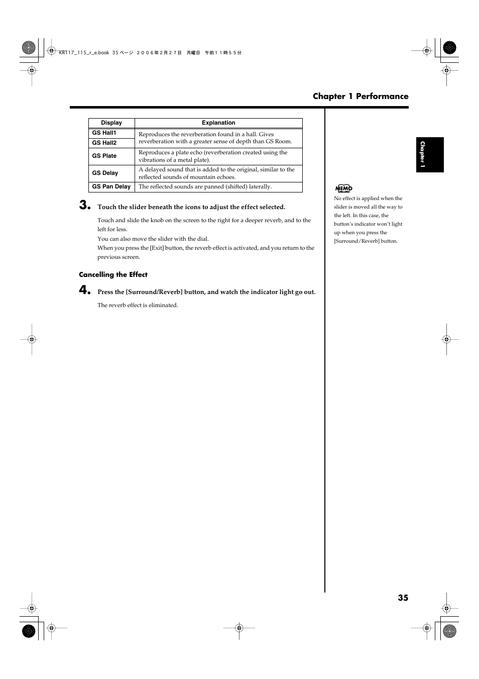 Roland KR-115 User Manual | Page 35 / 228