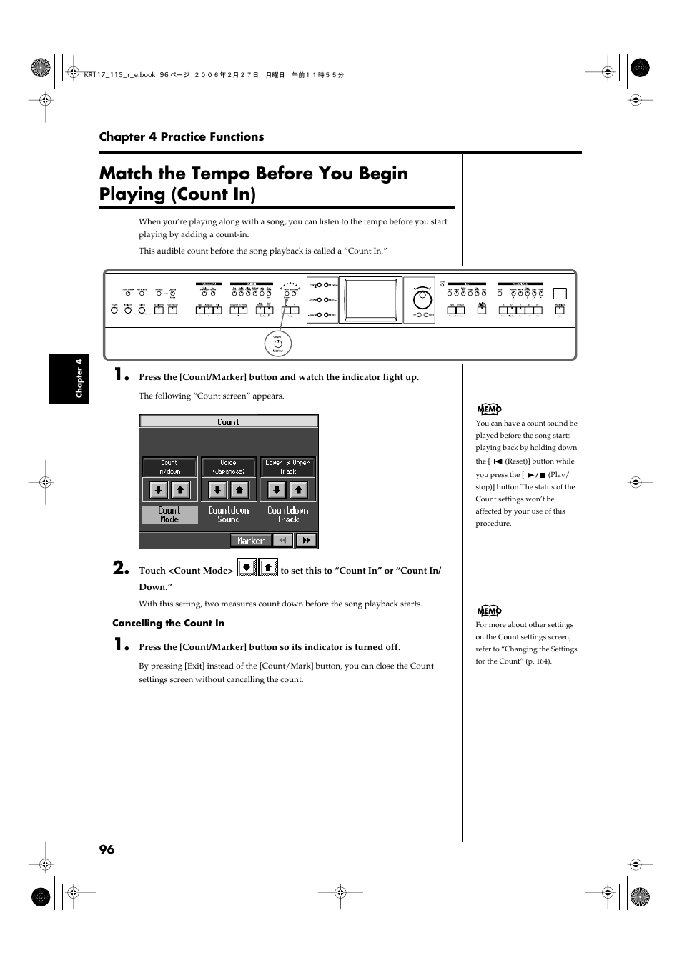 Roland KR-115 User Manual | Page 96 / 228