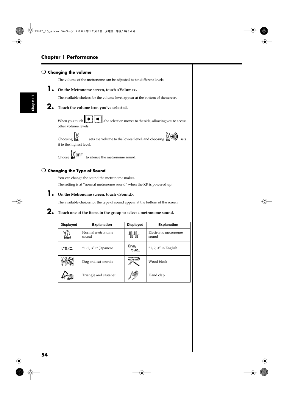 Roland KR-17 User Manual | Page 54 / 212