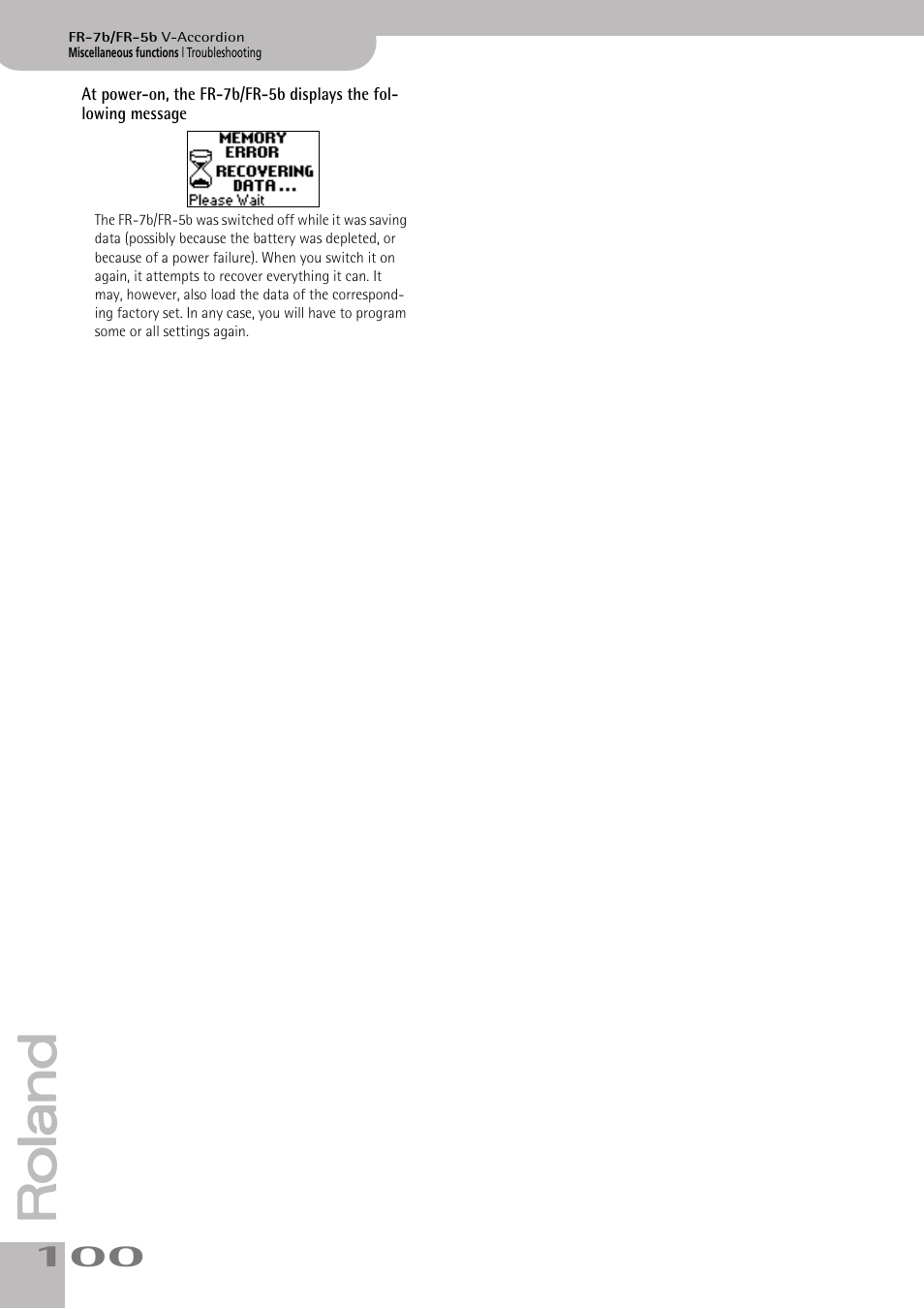 Roland V-ACCORDION FR-7 User Manual | Page 100 / 118