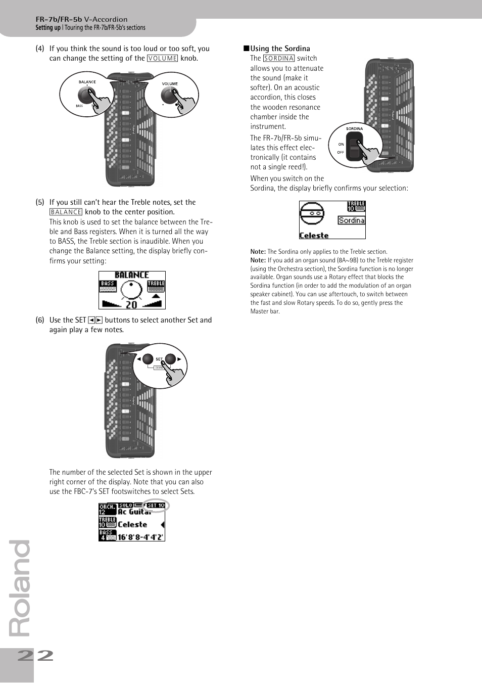 Roland V-ACCORDION FR-7 User Manual | Page 22 / 118