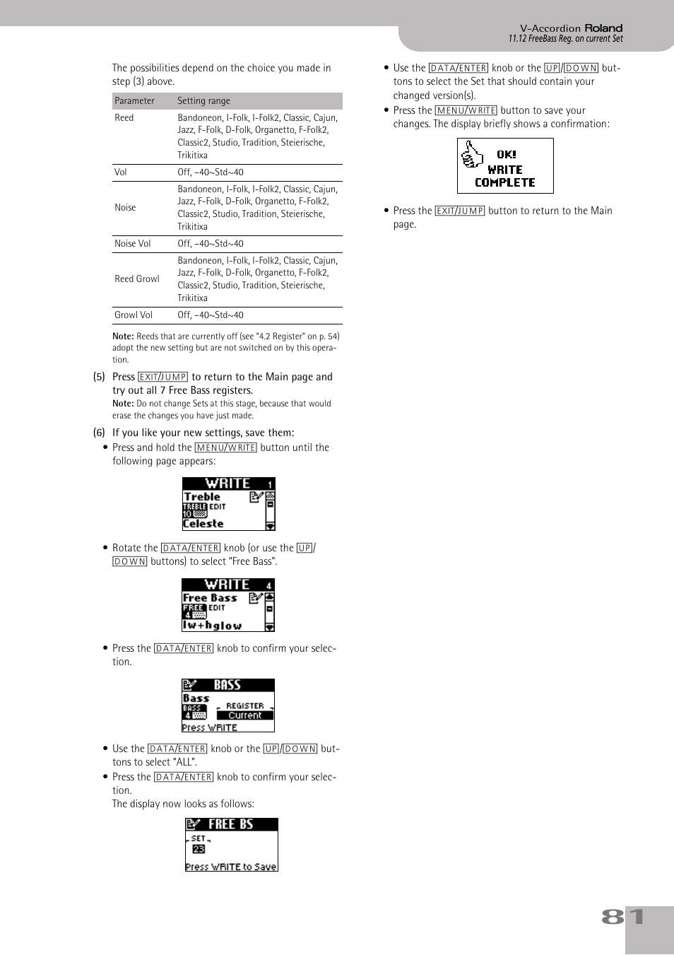 Roland V-ACCORDION FR-7 User Manual | Page 81 / 118