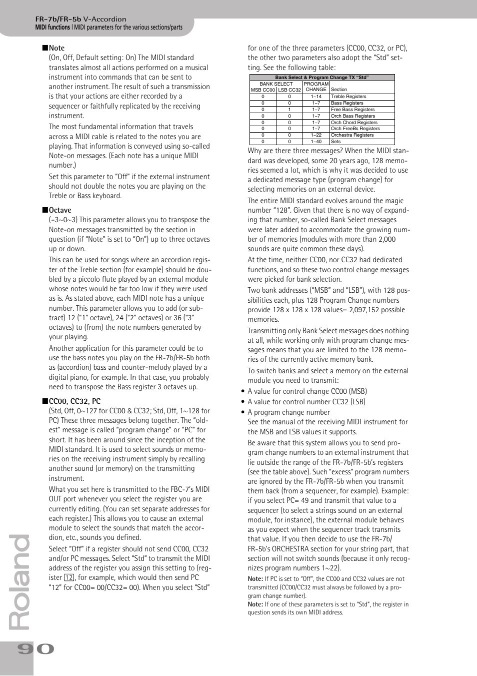 Roland V-ACCORDION FR-7 User Manual | Page 90 / 118