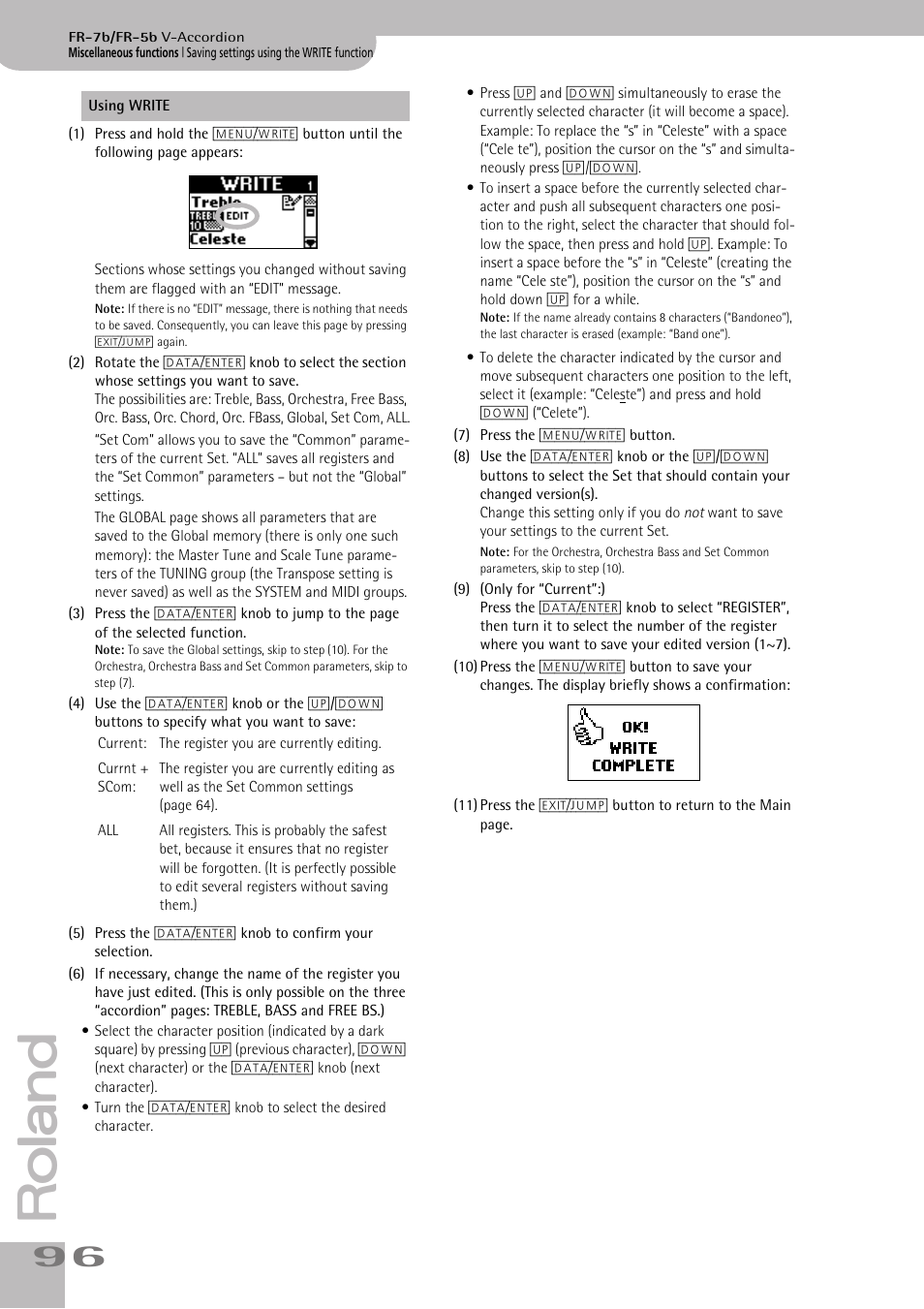 Roland V-ACCORDION FR-7 User Manual | Page 96 / 118