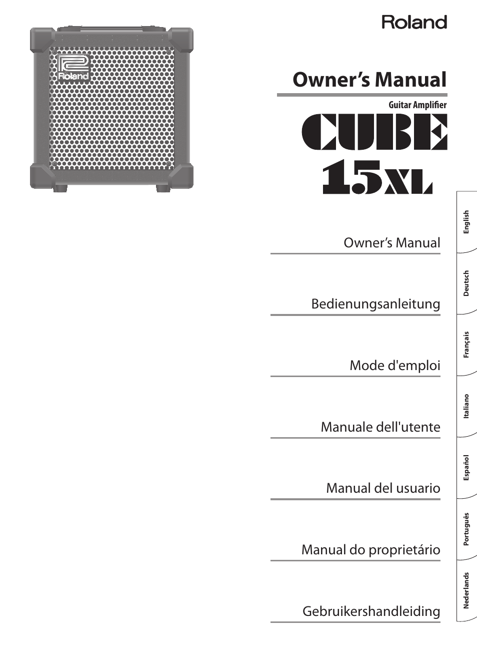 Roland CUBE 15XL User Manual | 12 pages