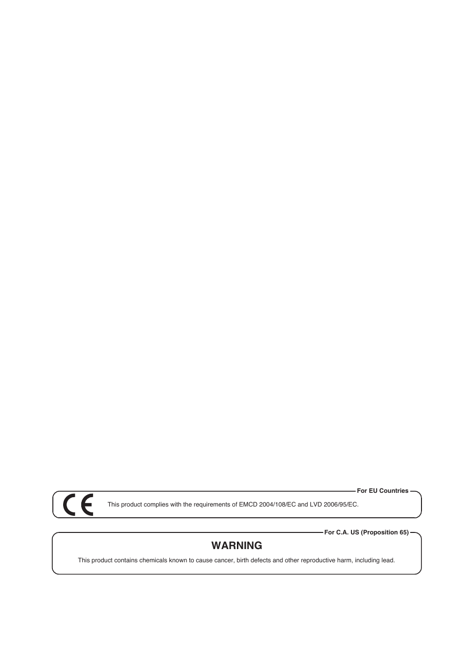 Warning | Roland CUBE 15XL User Manual | Page 11 / 12