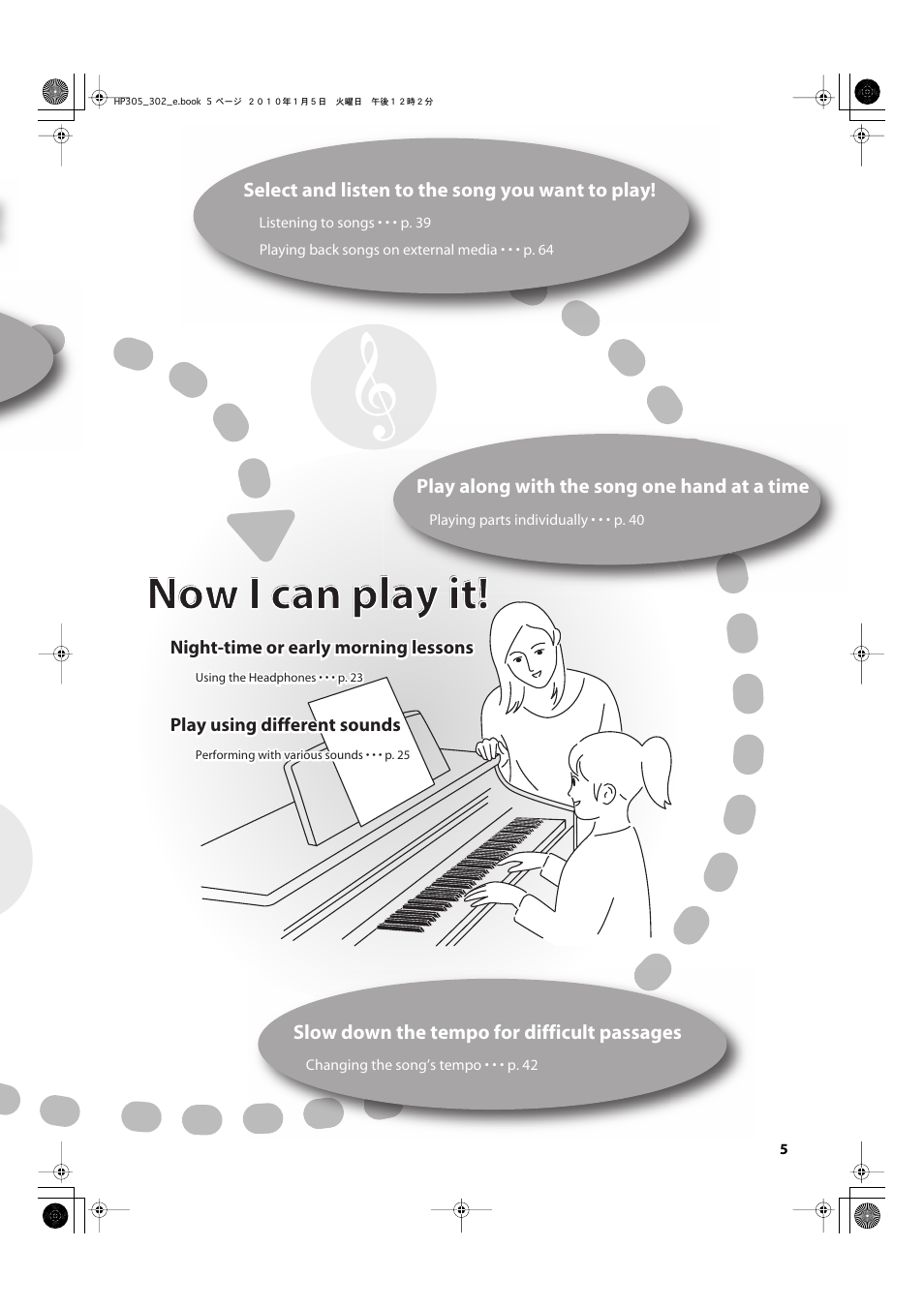 Now i can play it | Roland HP305 User Manual | Page 3 / 92