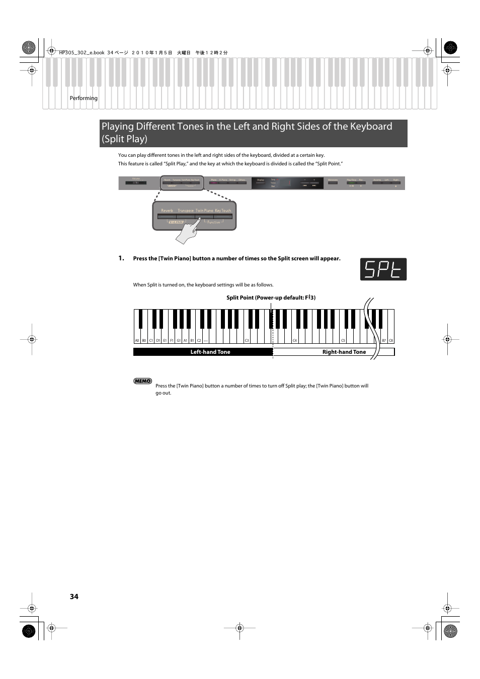 P. 34) | Roland HP305 User Manual | Page 32 / 92