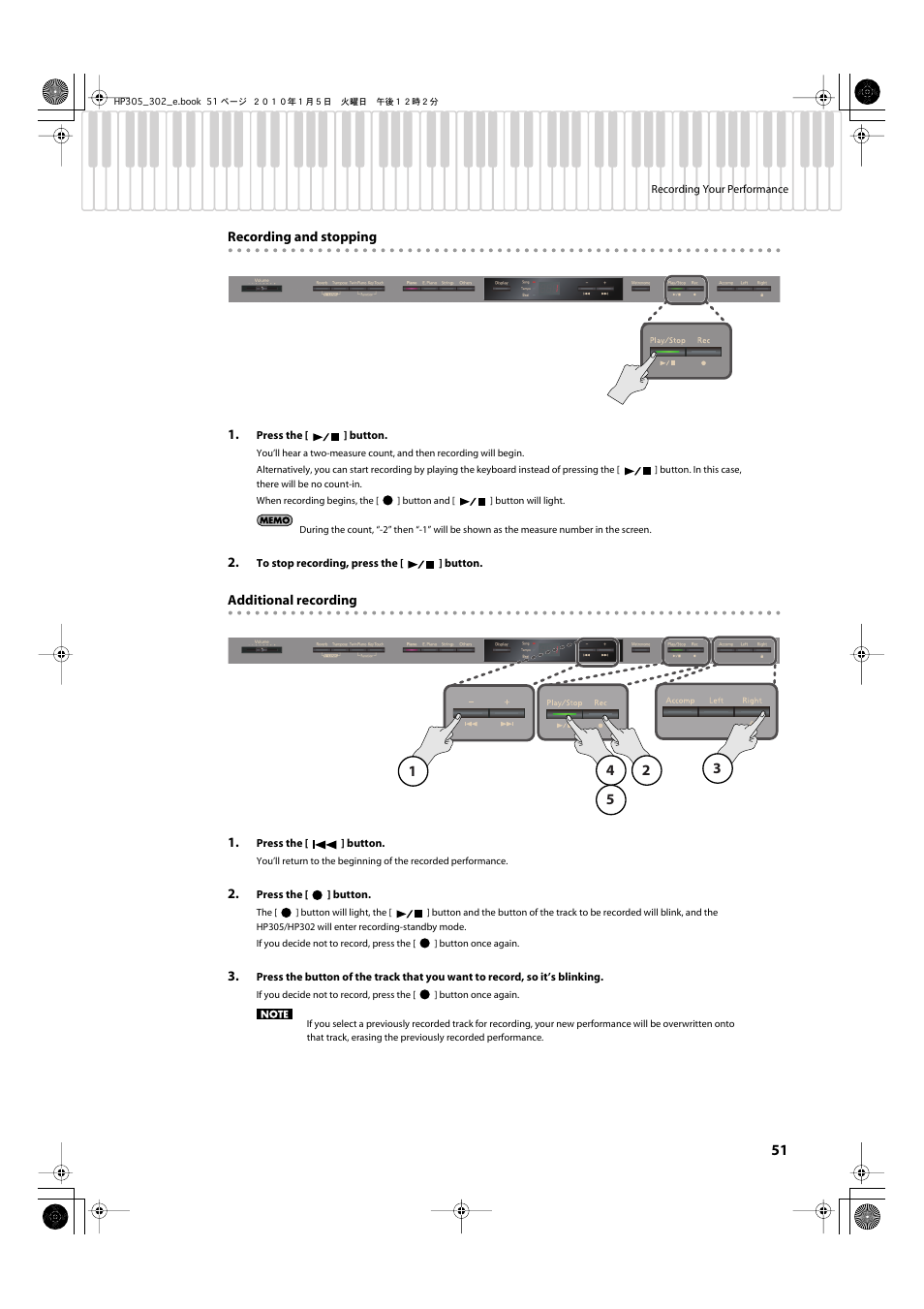 Roland HP305 User Manual | Page 49 / 92