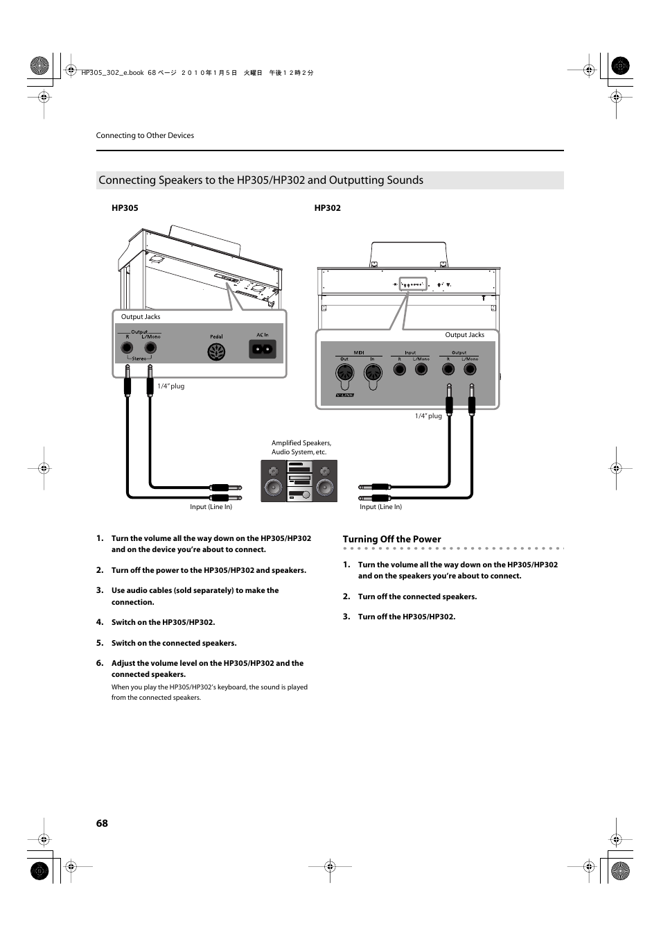 Roland HP305 User Manual | Page 66 / 92