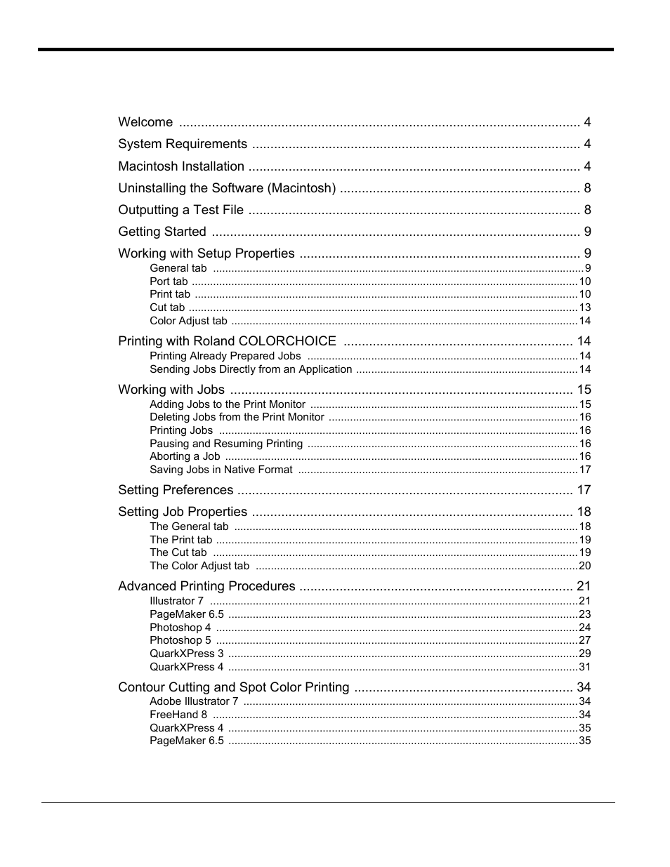 Roland PC-600 User Manual | Page 2 / 36
