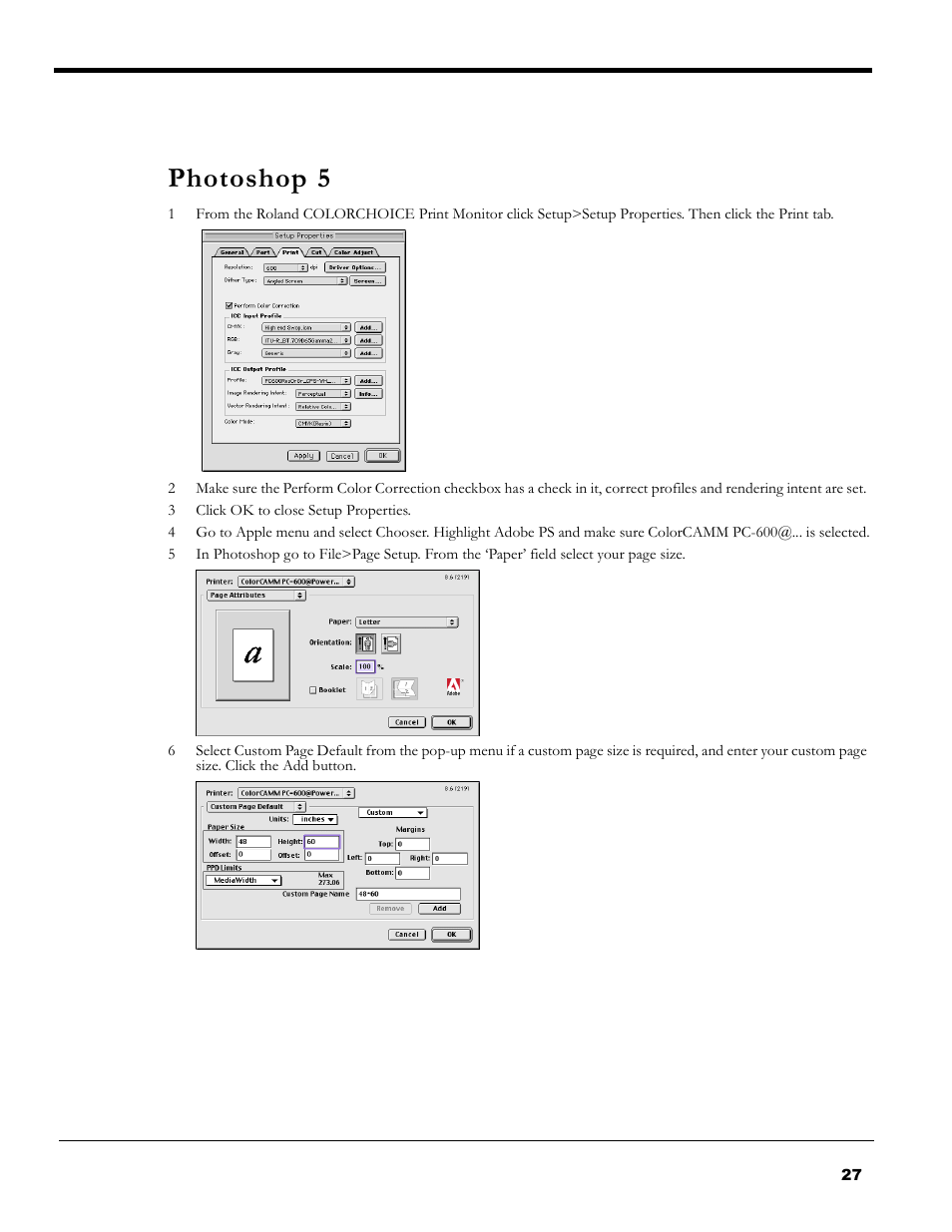 Photoshop 5 | Roland PC-600 User Manual | Page 27 / 36