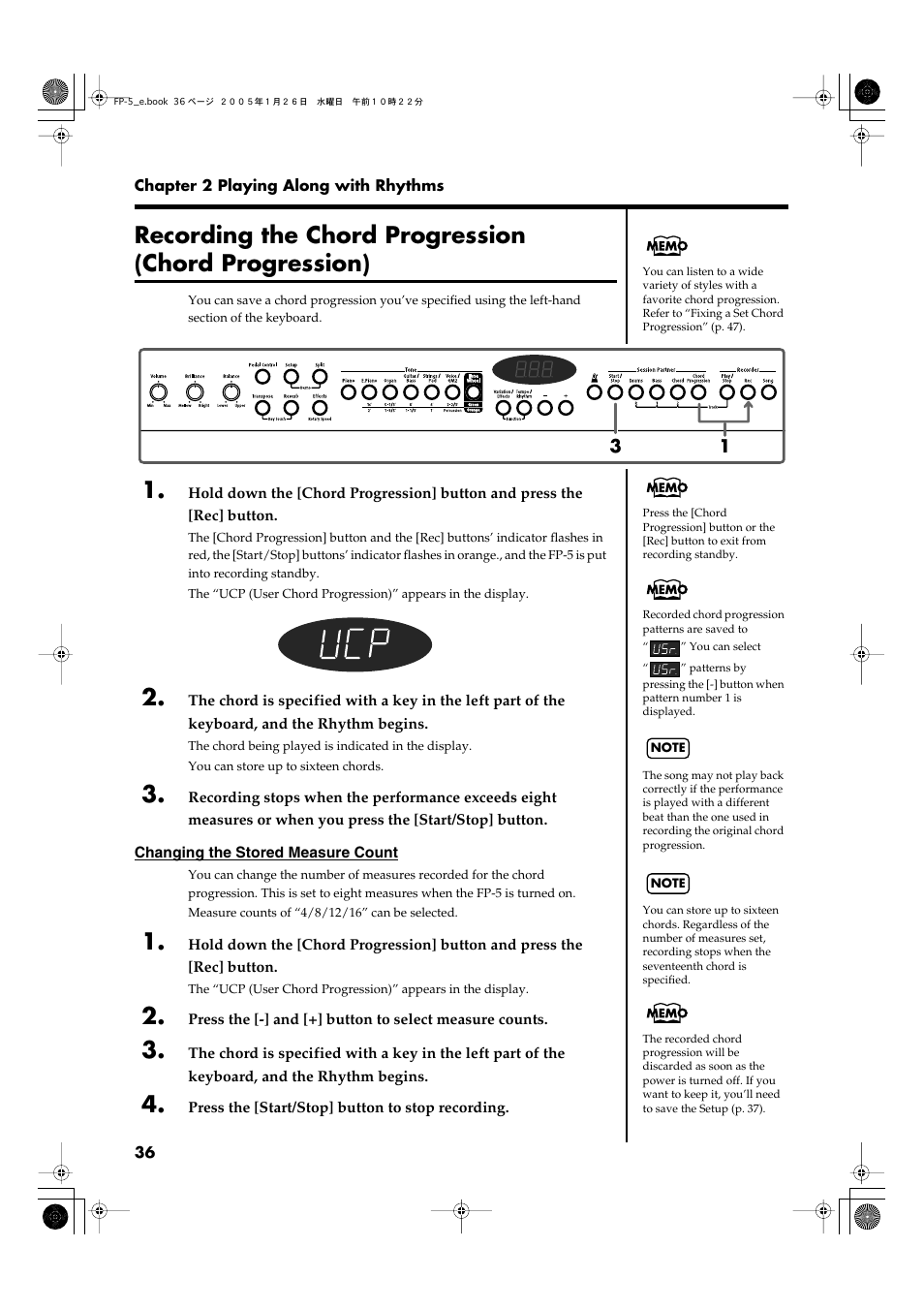 Roland FP-5 User Manual | Page 36 / 80